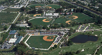 Vue aerienne de Vero Beach Sport Village